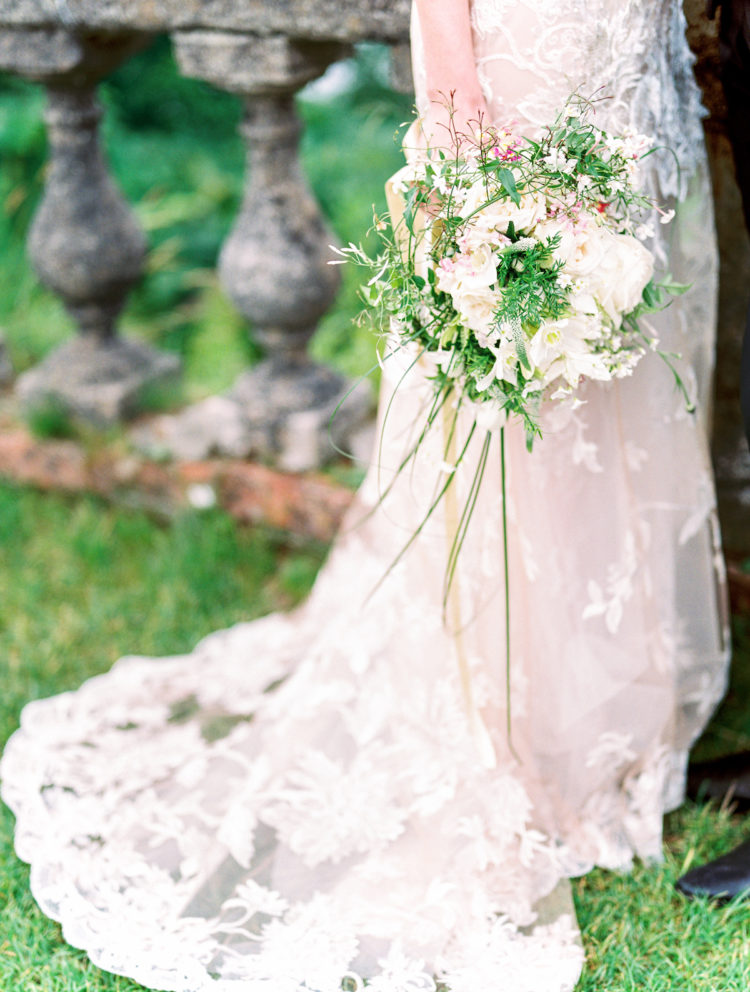 Irish lace wedding dress