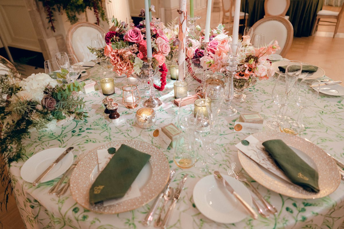 Adare Manor wedding table décor