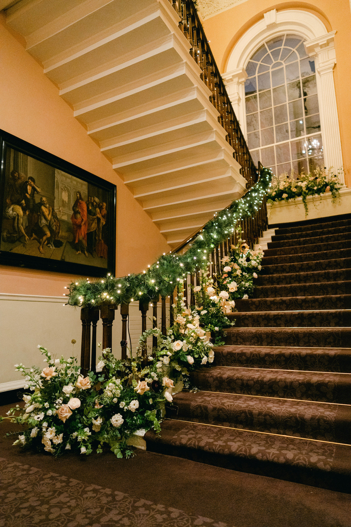 Merrion Hotel wedding staircase